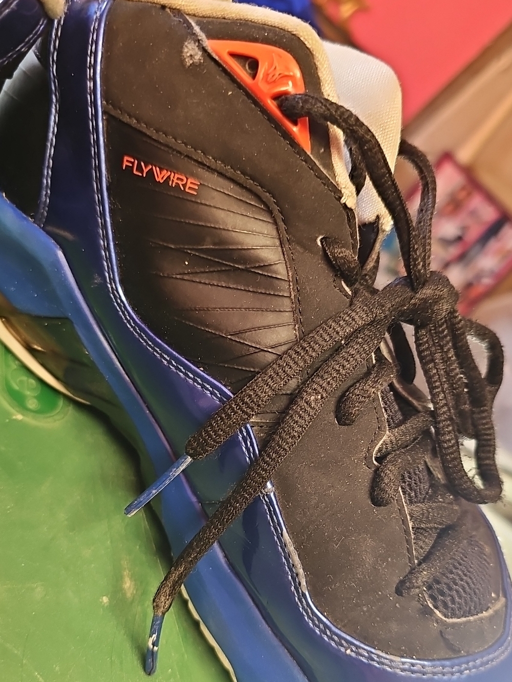 J Blue And Black Shoe Sz 9 Jordans - Picture 9 of 11